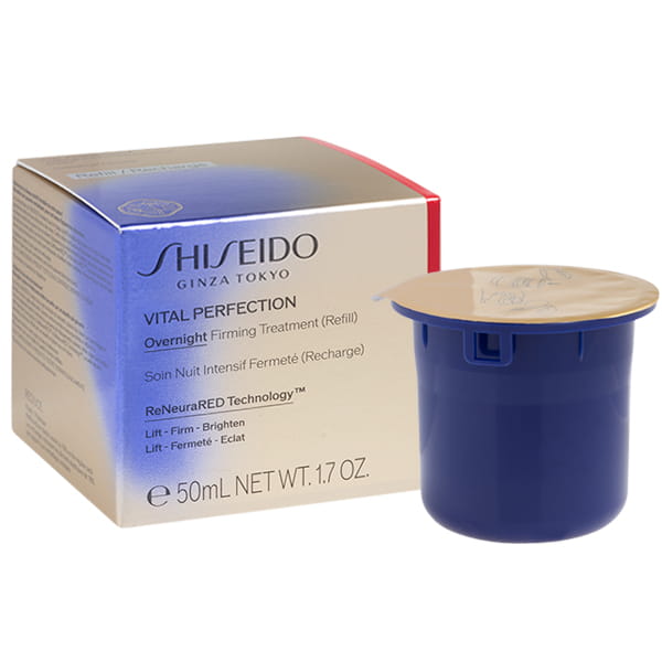 SHISEIDOVital Perfection Overnight Firming Treatment RefillIntensywnie ujędrniający krem na noc- napełnienie 50ml