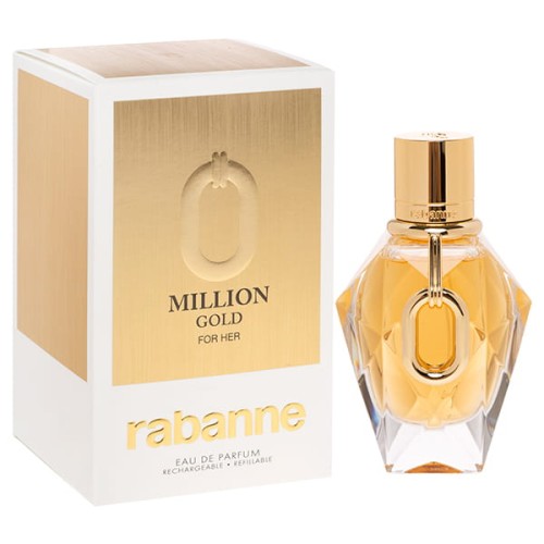 Paco RabanneMillion Gold For HerWoda perfumowana damska - możliwość ponownego uzupełnienia 50ml
