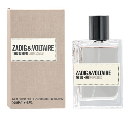 ZADIG&VOLTAIRE  THIS IS HIM UNDRESSED   Woda toaletowa męska 50ML