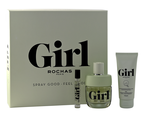 ROCHASSet (Girl Edt 100ml + Travel Spray 7,5ml + Body Lotion 100ml)Zestaw