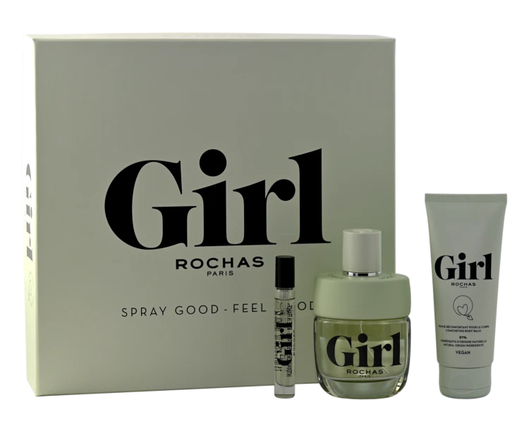 ROCHASSet (Girl Edt 100ml + Travel Spray 7,5ml + Body Lotion 100ml)Zestaw