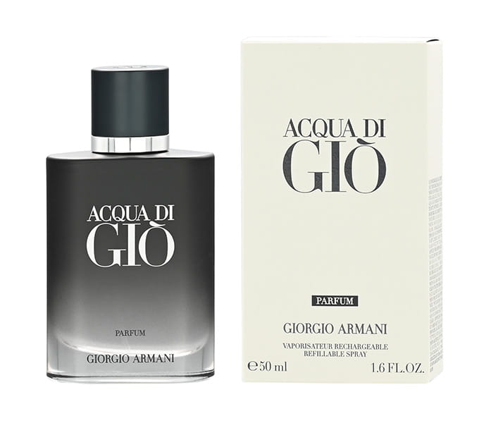 ARMANI  ACQUA DI GIO PARFUM  REFILLABLE   woda perfumowana męska wielokrotnego napełniania 50ML