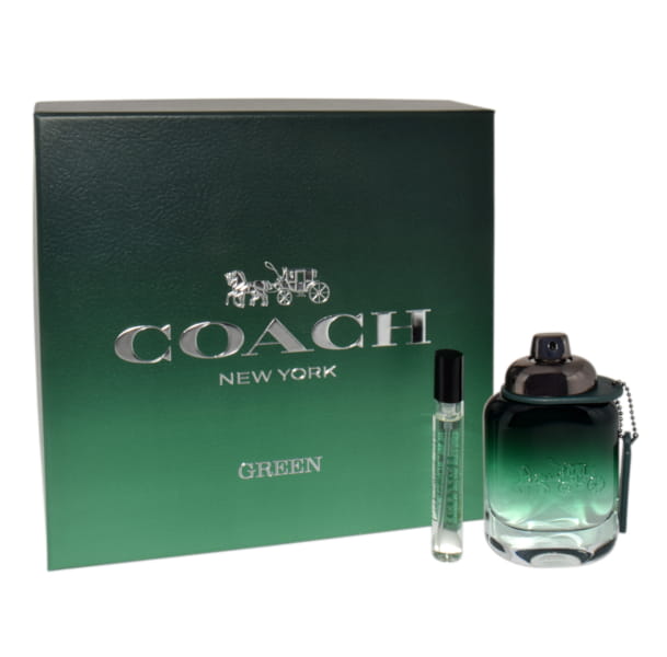 COACH  SET (GREEN (M) EDT/S 60ML + TRAVEL SPRAY 7,5ML)   Zestaw