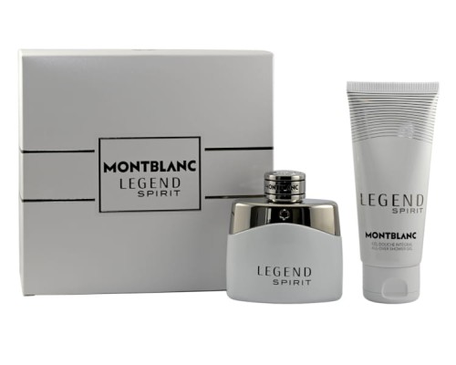 MONT BLANC Set (Legend Spirit Edt 50ml + Shower Gel 100ml) Zestaw dla mężczyzn