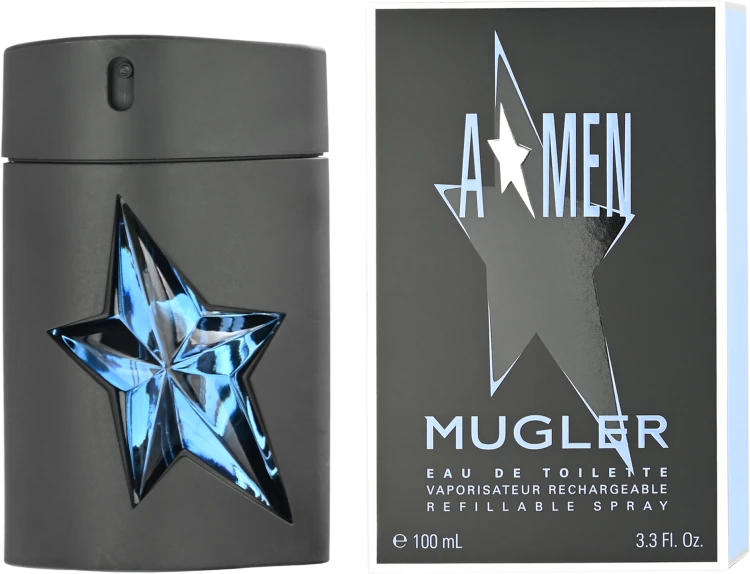 Thierry Mugler  A Men Refillable Rubber Spray  woda toaletowa męska  z możliwością napałnienia 100 ml