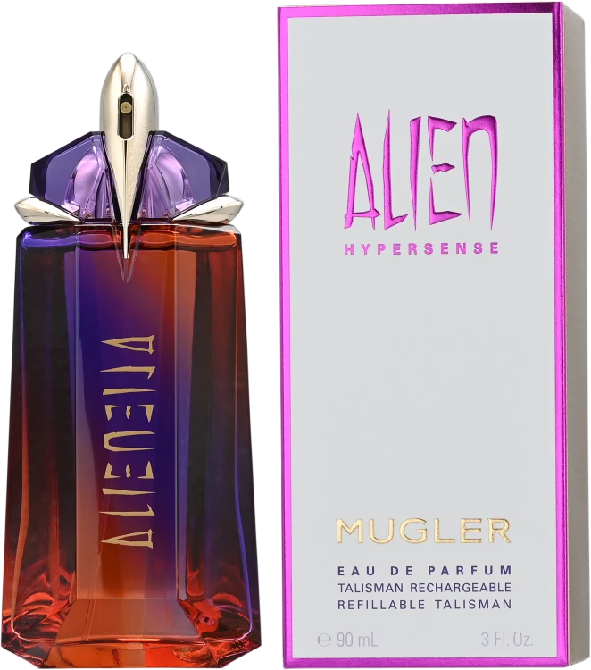 T.MUGLER ALIEN HYPERSENSES  TALISMAN  REFILLABLE   Woda perfumowana damska z możliwością ponownego uzupełanienia 90ml