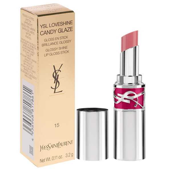 YSL  LOVESHINE CANDY GLAZE LIP GLOSS   Błyszczyk do ust 15 SHOWCASING NUDE 3,2G