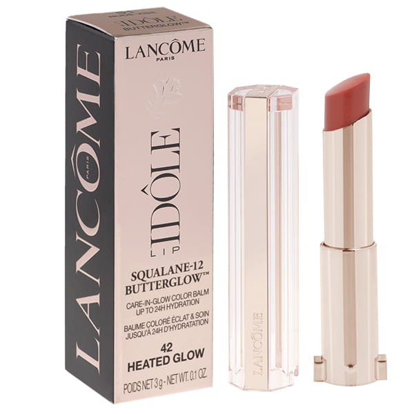 LANCOME LIP IDOLE SQUALANE-12 BUTTERGLOW Pomadka do ust 42 HEATED GLOW 3G