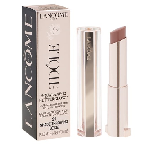 LANCOME  BUTTERGLOW LIP BALM   Odżywcza pomadka do ust 21 SHADE THROWING BEIGE 3G