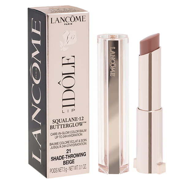 LANCOME  BUTTERGLOW LIP BALM   Odżywcza pomadka do ust 21 SHADE THROWING BEIGE 3G