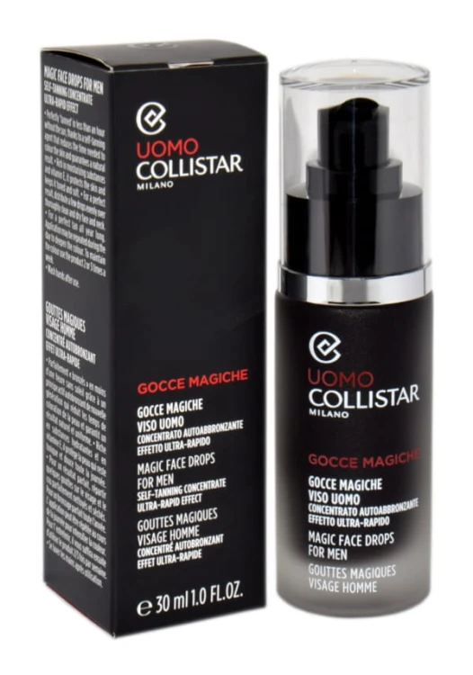COLLISTAR  MAGIC FACE DROPS FOR MEN   Samoopalacz w kroplach do twarzy dla mężczyzn 30ml