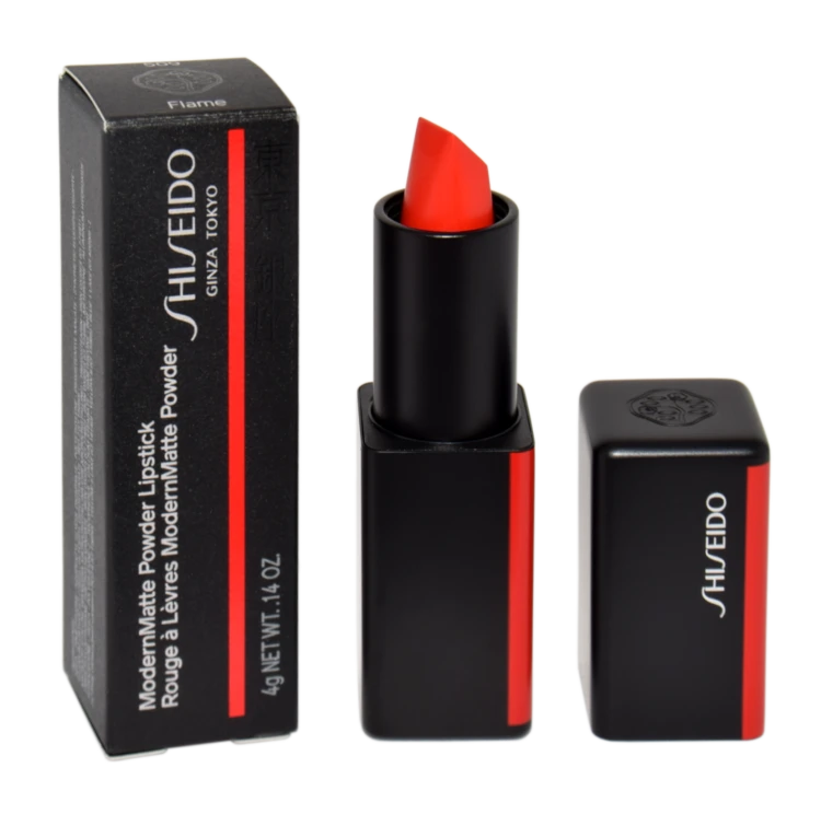 SHISEIDO Modernmatte Power Lipstick 509 Flame Pomadka do ust 4g