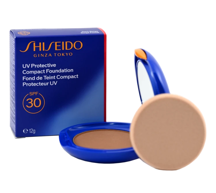 SHISEIDO  Sun UV Protector Compact Fond De Teint Dark Beige   Puder w kompakcie 12g