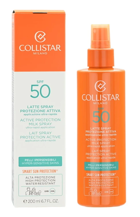 COLLISTAR TANNING MOISTURIZING MILK SPRAY HYPER-SENSITIVE SKIN SPF50 200 ML