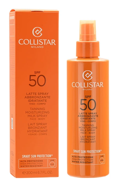 COLLISTAR MOISTURIZING TANNING MILK SPRAY SPF50 200 ML