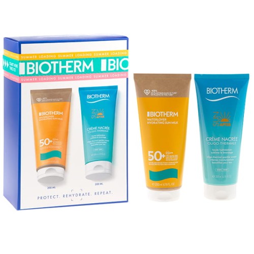 BIOTHERM SET (WATERLOVER SPF 50 SUNSCREEN 200ML AFTERSUN 200ML)