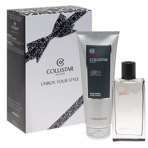 COLLISTAR SET (UOMO ACQUA ATTIVA 100ML + SHAMPOO 250ML)