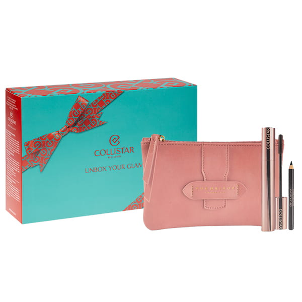 COLLISTAR SET (INFINITO MASCARA 7,5ML + MINI PENCIL 0,8G + COSMETICS BAG)