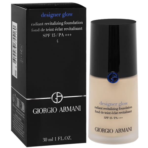 Armani Designer Glow Foundation Spf 15 PA+++ Podkład do twarzy N4 30ml
