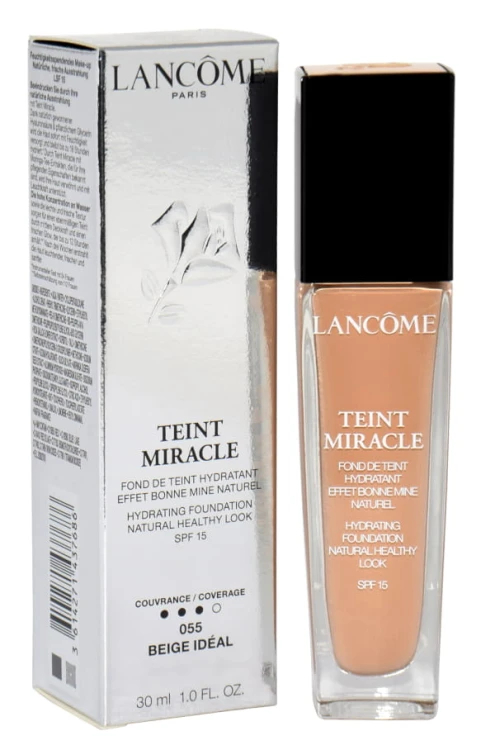 LANCOME  Teint Miracle Hydrating Foundation Natural Healthy Look SPF15 055 Beige Ideal   Podkład nawilżający 30ML