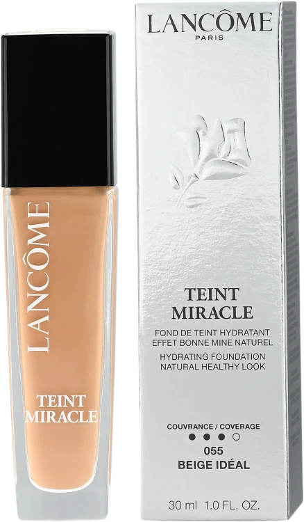 LANCOME  Teint Miracle Hydrating Foundation Natural Healthy Look SPF15 055 Beige Ideal   Podkład nawilżający 30ML