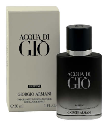 ARMANI  ACQUA DI GIO PARFUM  REFILLABLE   woda perfumowana męska wielokrotnego napełniania 30ML