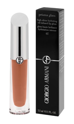 ARMANI Prisma Glass Hydrating Lip Gloss Nude Glow 07 Błyszczyk do ust