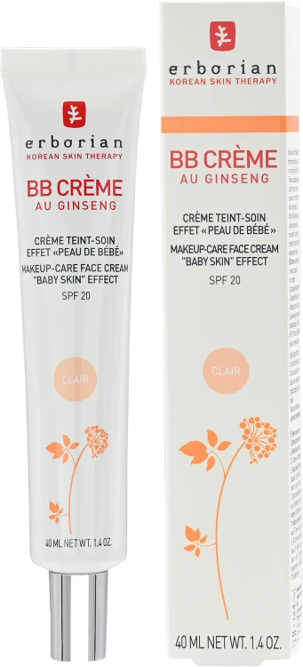 ERBORIAN   BB CREME   Krem BB CLAIR 40ML R22