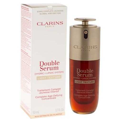 CLARINS Double Serum Light Texture Intensywne serum przeciwstarzeniowe do twarzy 50 ml