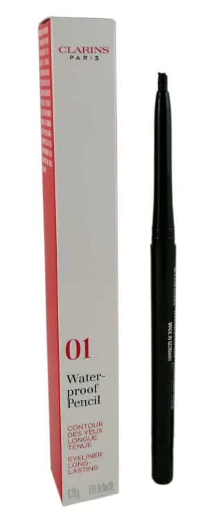 CLARINS  Waterproof Pencil   Kredka do oczu / eyeliner 01 Black Tulip