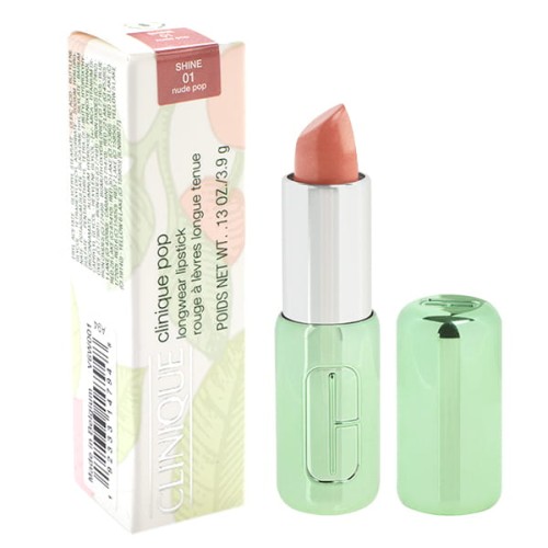 CLINIQUE POP LONGWEAR LIPSTICK SHINE NUDE POP 3,9G