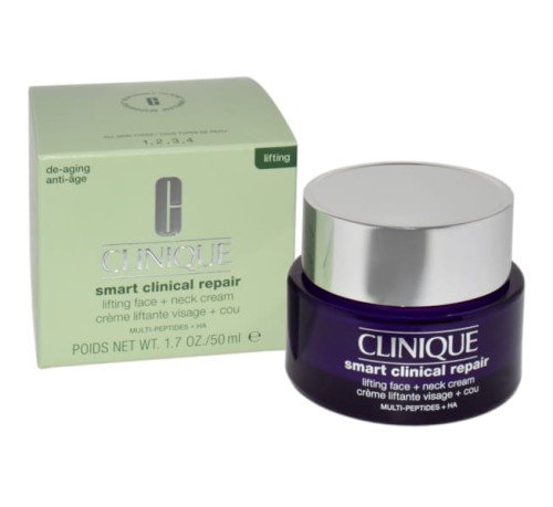 Clinique Smart Clinical Repair Lifting Face+ Neck Cream Krem do twarzy i szyi 50ml