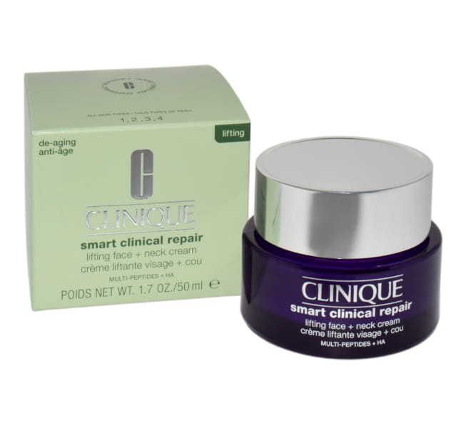 Clinique Smart Clinical Repair Lifting Face+ Neck Cream Krem do twarzy i szyi 50ml