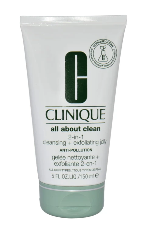 CLINIQUE  2 In 1 Cleansing + Exfoliating Jelly   Żel oczyszczający do twarzy 150 ml