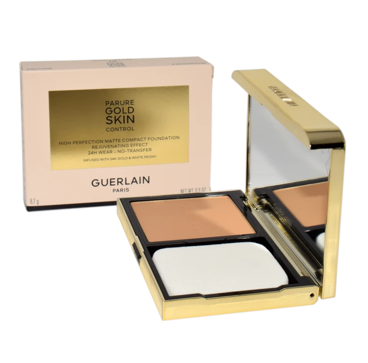 GUERLAIN  Parure Gold Skin Control Compact 4N  Podkład w kompakcie 10g
