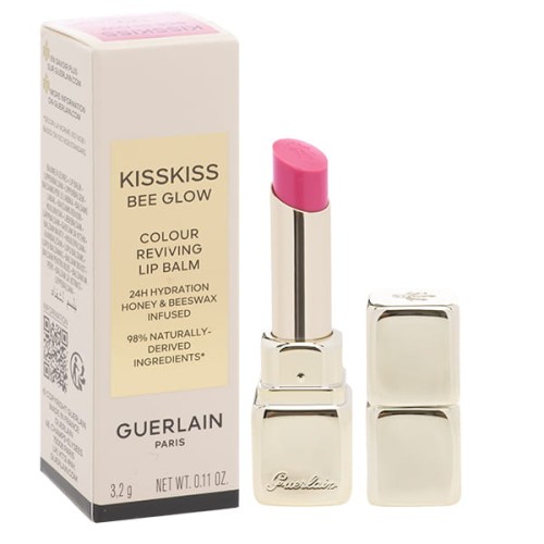 GUERLAIN Kiss Kiss Bee Glow Tinted Lip Balm 458 Pop Rose Glow nawilżająca pomadka do ust w sztyfcie 3,2g