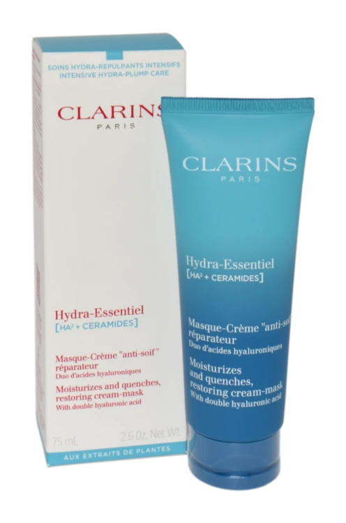CLARINS Hydra Essentiel Moisturizes And Quenches Restoring Cream Mask Maska nawilżająca do twarzy 75ml