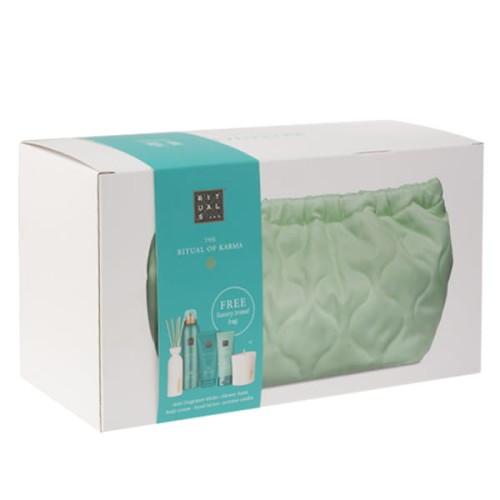 Rituals Set (The Ritual of Karma Shower Foam 200ml + Body Cream 150ml + Hand Lotion 70ml + Fragrance Stick 70ml) Zestaw