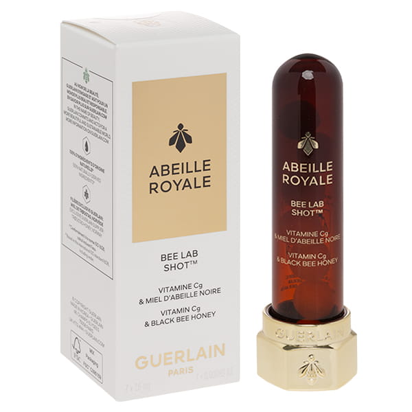 GUERLAIN ABEILLE ROYALE BEE LAB SHOT VITAMIN CG&BLACK BEE HONEY  7x28MG