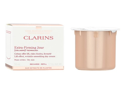 CLARINS Extra Firming Jour Collagen Wrinkle Smoothing Day Cream refill Dry skin   Krem do twarzy ujędrniający cera sucha 50ML wkład