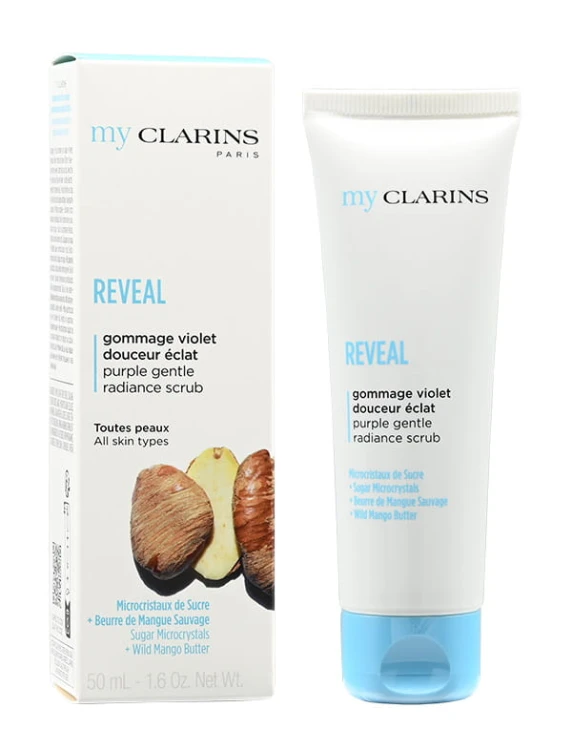 CLARINS MY CLARINS REVEAL PURPLE GENTLE RADIANCE SCRUB 50ML