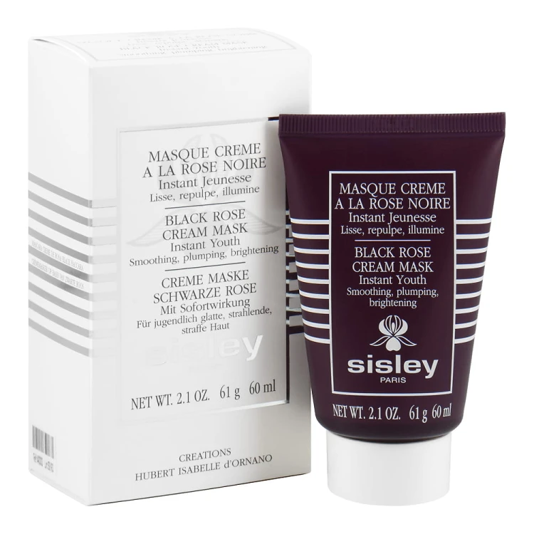 Sisley  Masque Creme A La Rose Noire Black Rose Cream Mask Instant Youth Smoothing Plumping Brightening  maseczka  60 ml
