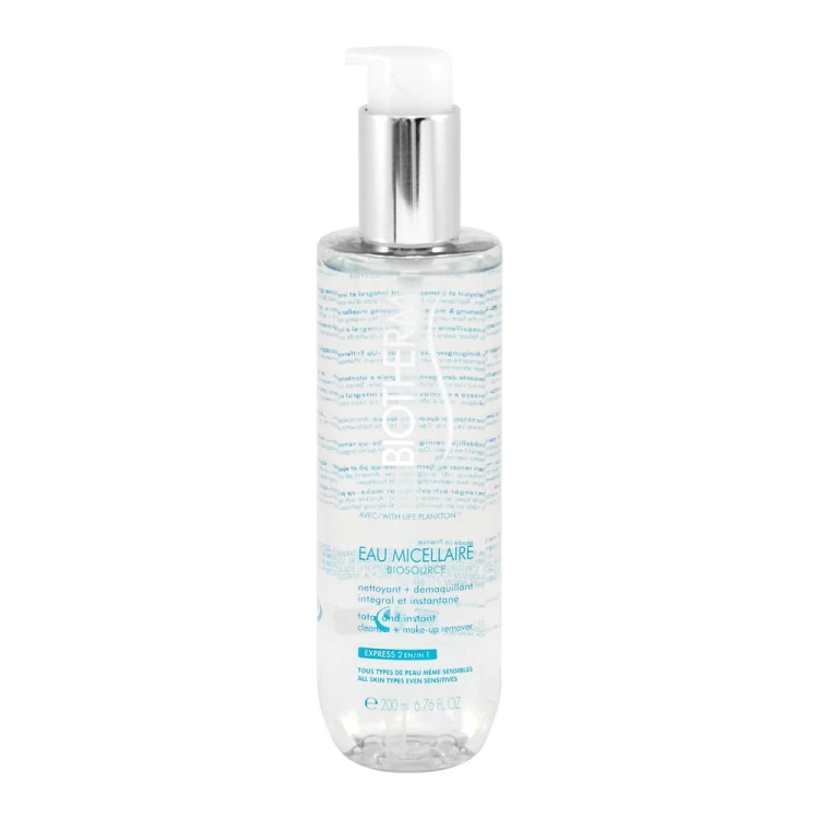Biotherm  Biosource Eau Micellaire Total and Instant Cleanser + Make-Up Remover  Woda micelarna 200 ml