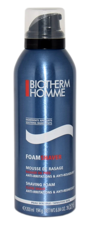 BIOTHERM  Homme Sensitive Skin Shaving Foam Close Shave   pianka do golenia 200 ml promocja
