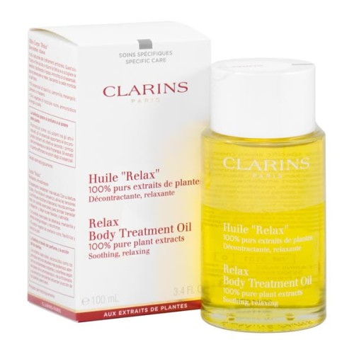 Clarins Relax Body Treatment Oil 100% Pure Plant Extract Soothing Relaxing Wygładzająco-relaksujący olejek do ciała 100 ml
