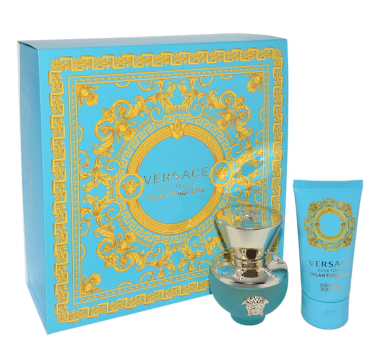 VERSACE SET(DYLAN TURQUOISE EDT/S 30ML + PERFUMED BODY GEL 50ML) Zestaw