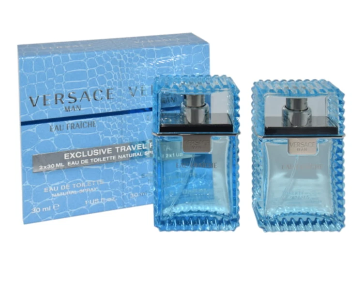 VERSACE Set(Eau Fraiche Edt 2x30 ml) Woda toaletowa męska 2x30 ml