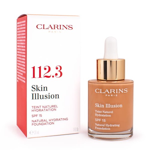 Clarins Skin Illusion Natural Hydrating Foundation SPF 15 112.3 Sandalwood Podklad nawilżający 30 ml