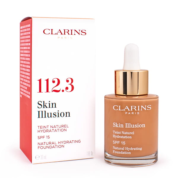 Clarins Skin Illusion Natural Hydrating Foundation SPF 15 112.3 Sandalwood Podklad nawilżający 30 ml