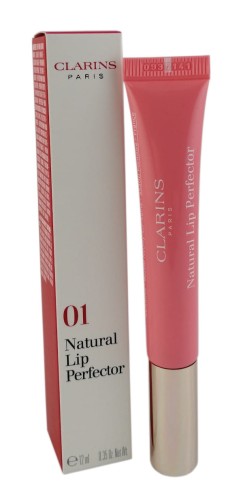 CLARINS Instant Light Natural Lip Perfector 01 Rose Shimmer Odżywczy błyszczyk rozświetlający 12 ml